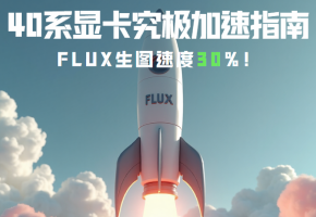 40系显卡究极加速！Flux出图速度提升百分之三十！