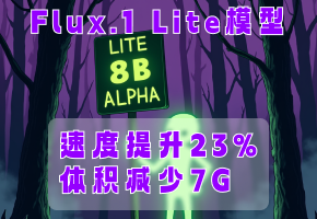 出图再快23%！内存降低7G！F.1-Lite轻量级开源模型发布！