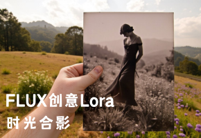 Flux创意Lora：时光合影