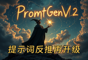 PromptGenV2 更适合Flux 的提示词反推，仅占1G显存！