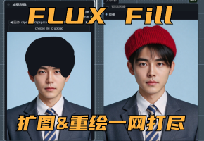 FLUX.1 Fill 扩图&重绘，官方出品必属精品