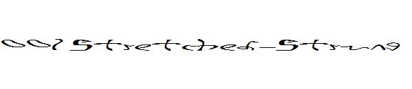 001 Stretched-Strung字体