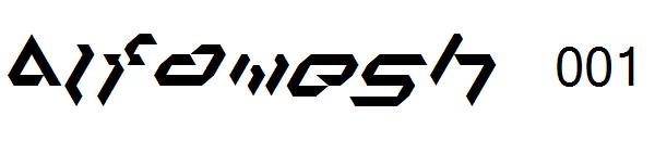 Alfamesh 001字体