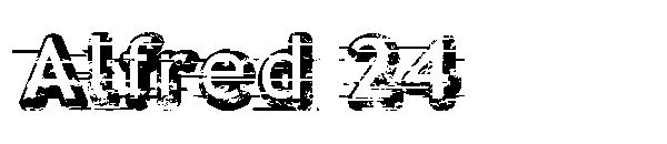 Alfred 24字体