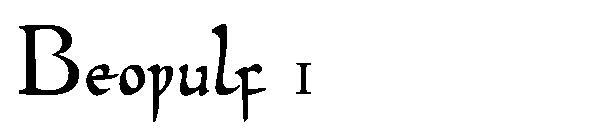 Beowulf 1字体