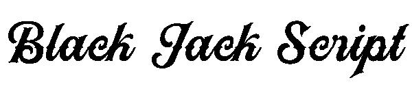 Black Jack Script字体