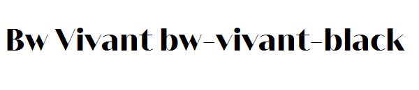 Bw Vivant bw-vivant-black字体
