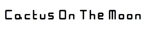Cactus On The Moon字体