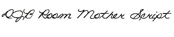 DJB Room Mother Script字体