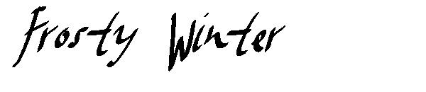 Frosty Winter字体