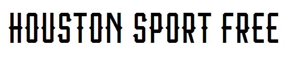 Houston Sport Free字体