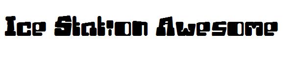 Ice Station Awesome字体