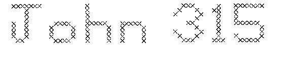 John 315字体