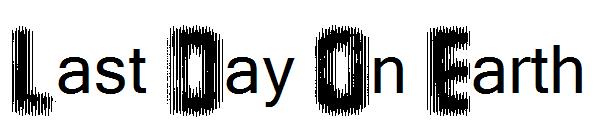 Last Day On Earth字体