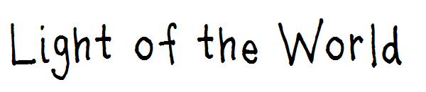Light of the World字体