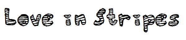 Love in Stripes字体