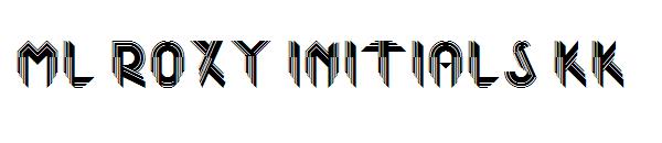 ML Roxy Initials KK字体