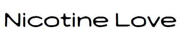 Nicotine Love字体