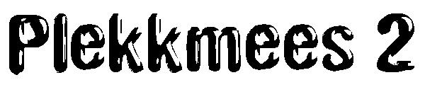 Plekkmees 2字体