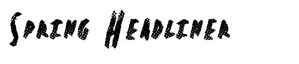 Spring Headliner字体