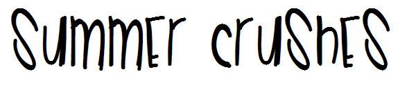 Summer Crushes字体