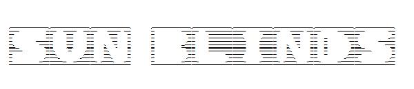 Sun Blinds字体