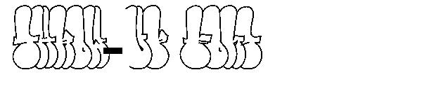 Throw-up Font字体