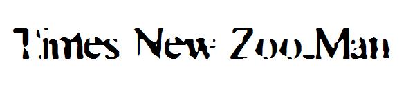 Times New Zoo-Man字体
