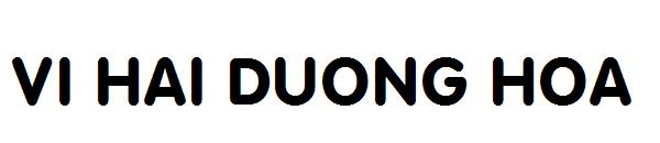 VI Hai Duong Hoa字体
