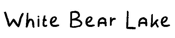 White Bear Lake字体