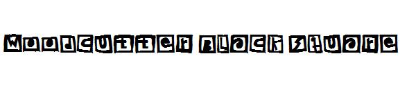 Woodcutter Black Square字体