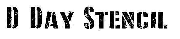 D Day Stencil字体
