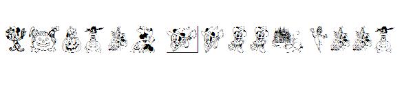 Disney Halloween字体