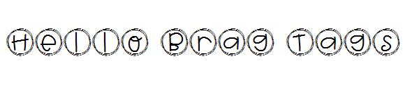 Hello Brag Tags字体