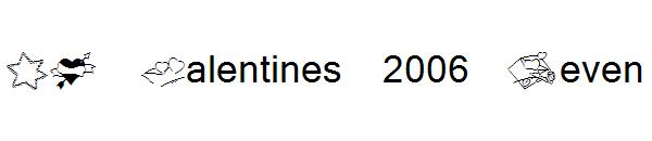 KR Valentines 2006 Seven字体