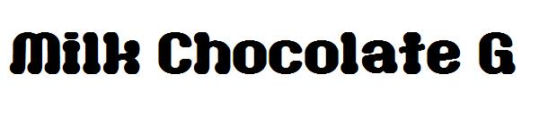 Milk Chocolate G字体