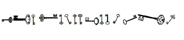 Old Retro Keys TFB字体