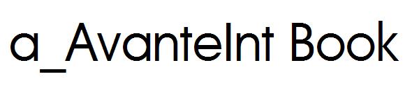a_AvanteInt Book字体