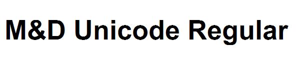 M&D Unicode Regular字体