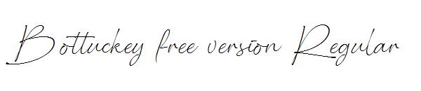 Bottuckey free version Regular字体
