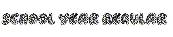 School Year Regular字体