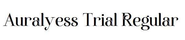 Auralyess Free Trial Regular字体