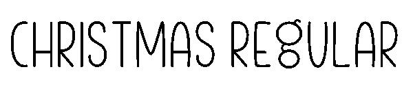 CHRISTMAS Regular字体