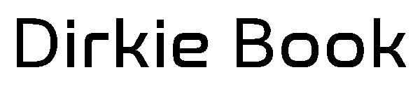 Dirkie Book字体