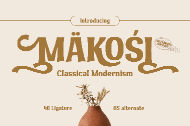 Makos itrial字体