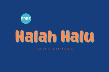 Halah halu字体
