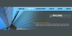 建筑公司flash导航菜单