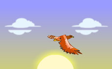 飞翔的老鹰flash动画素材