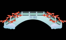 古典鹊桥桥梁flash素材