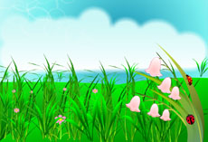 春天花草flash动画素材